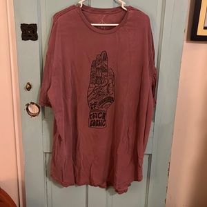 Life clothing co super oversized tee